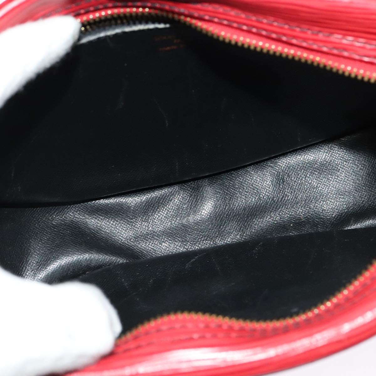 LOUIS VUITTON Epi Jeune Fille MM Shoulder Bag Red M52157 LV Auth 142186