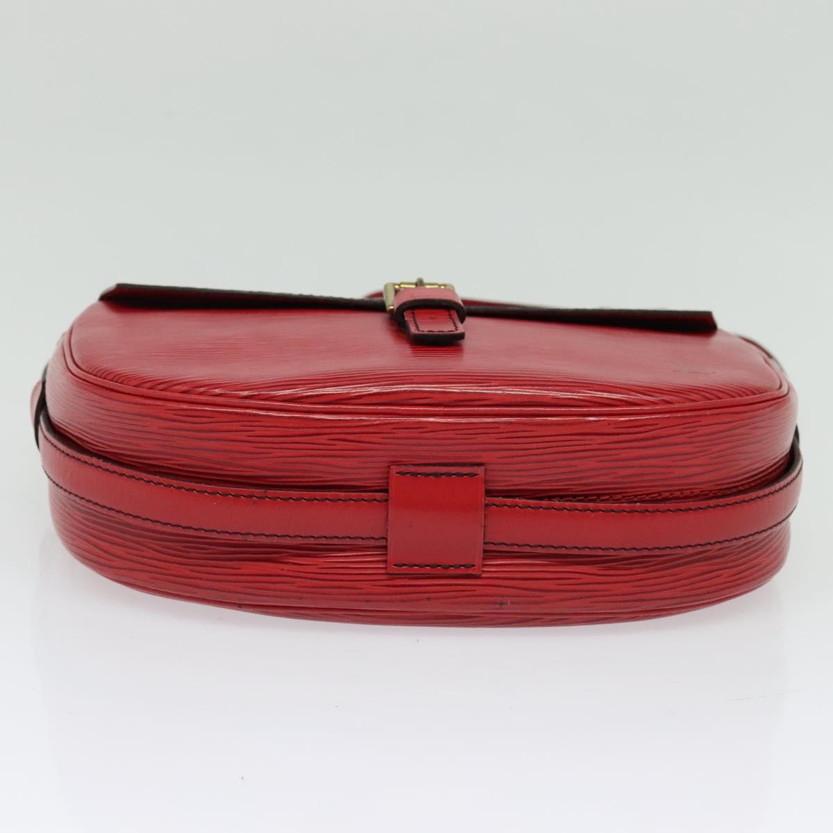 LOUIS VUITTON Epi Jeune Fille MM Shoulder Bag Red M52157 LV Auth 142186