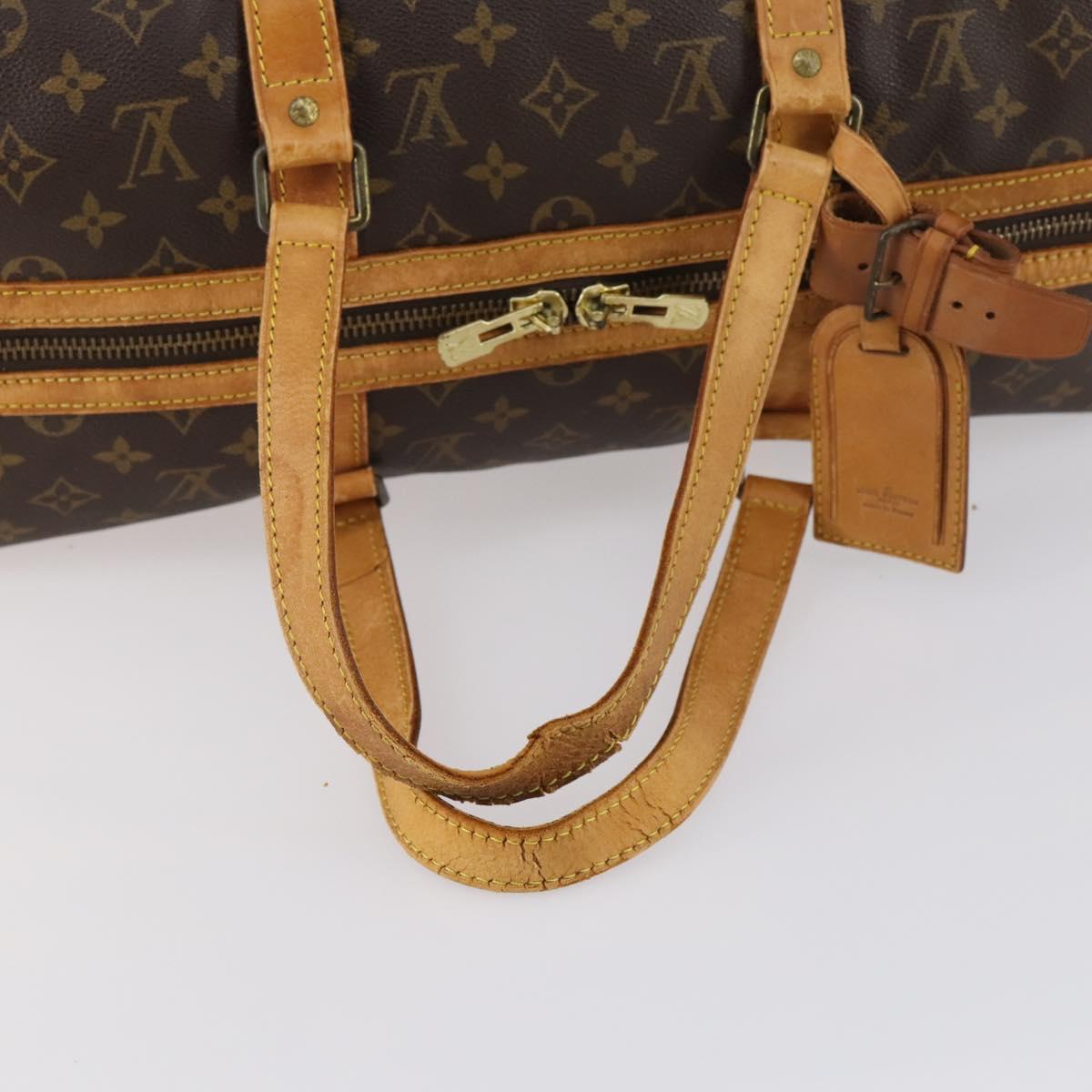 LOUIS VUITTON Monogram Sac Souple 45 Boston Bag M41624 LV Auth 142203