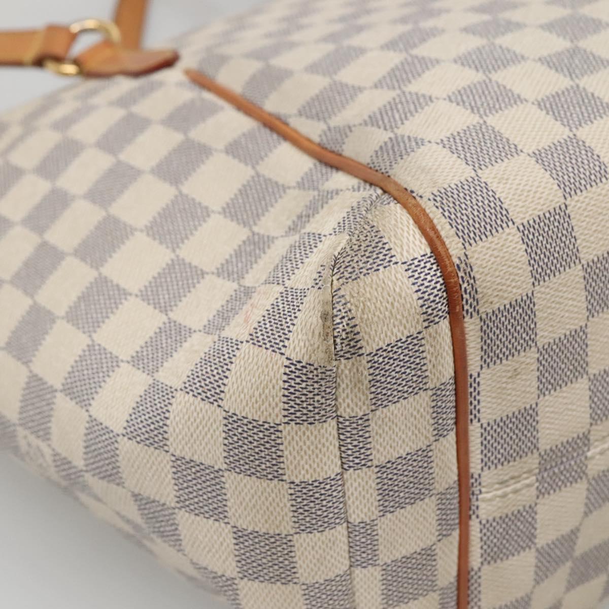 LOUIS VUITTON Damier Azur Totally MM Tote Bag N51262 LV Auth 142213