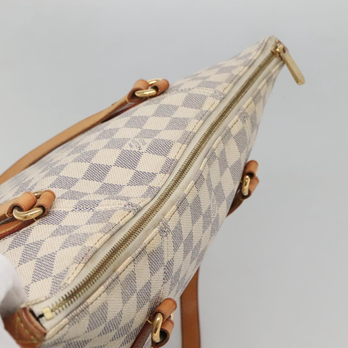LOUIS VUITTON Damier Azur Totally MM Tote Bag N51262 LV Auth 142213
