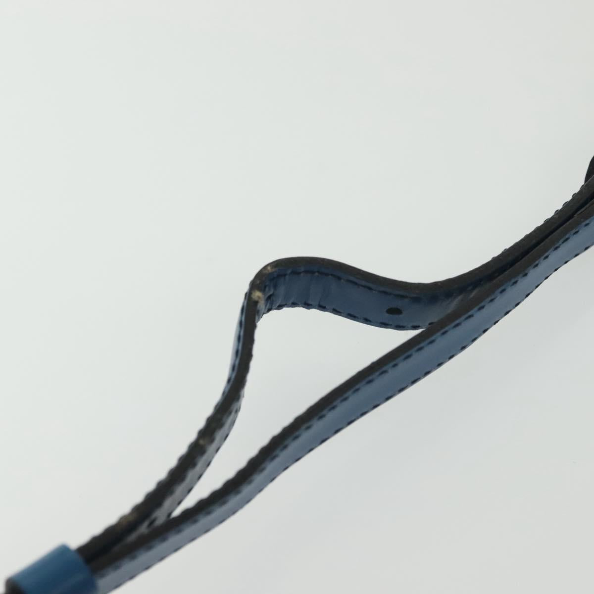 LOUIS VUITTON Epi June Feuille Shoulder Bag Blue M52155 LV Auth 142219