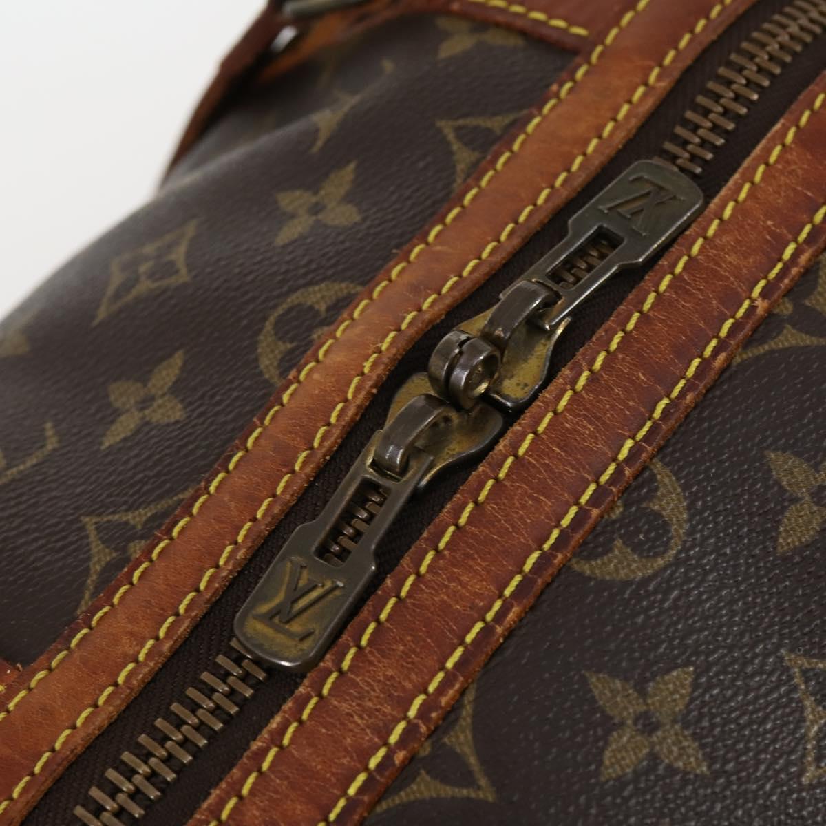 LOUIS VUITTON Monogram Sac Souple 45 Boston Bag M41624 LV Auth 142224
