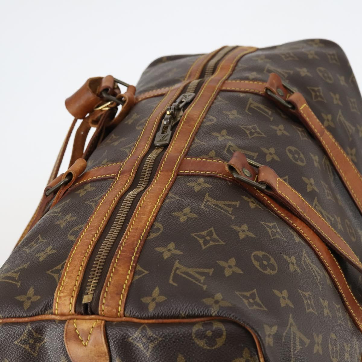 LOUIS VUITTON Monogram Sac Souple 45 Boston Bag M41624 LV Auth 142224