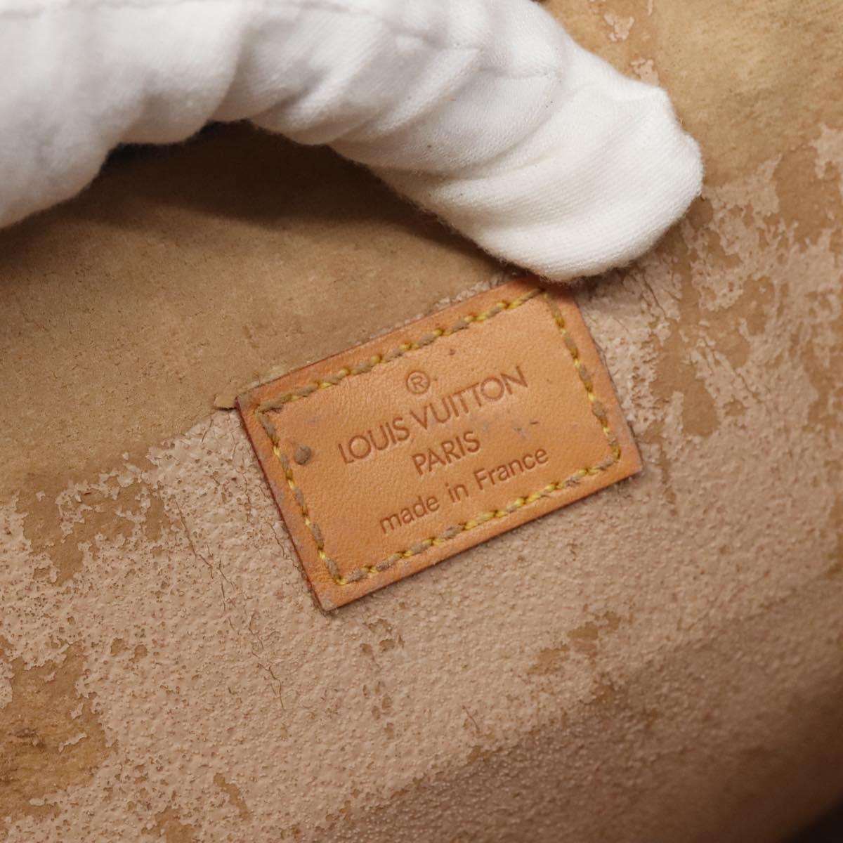 LOUIS VUITTON Monogram Sac Plat Hand Bag M51140 LV Auth 142231