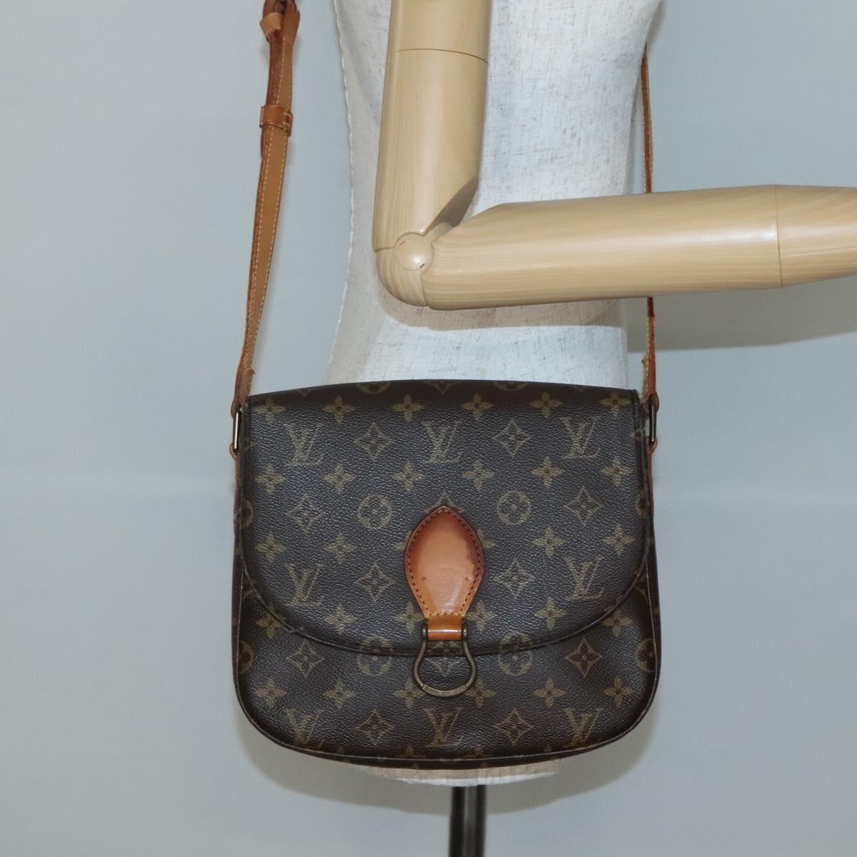 LOUIS VUITTON Monogram Saint Cloud GM Shoulder Bag M51242 LV Auth 142261