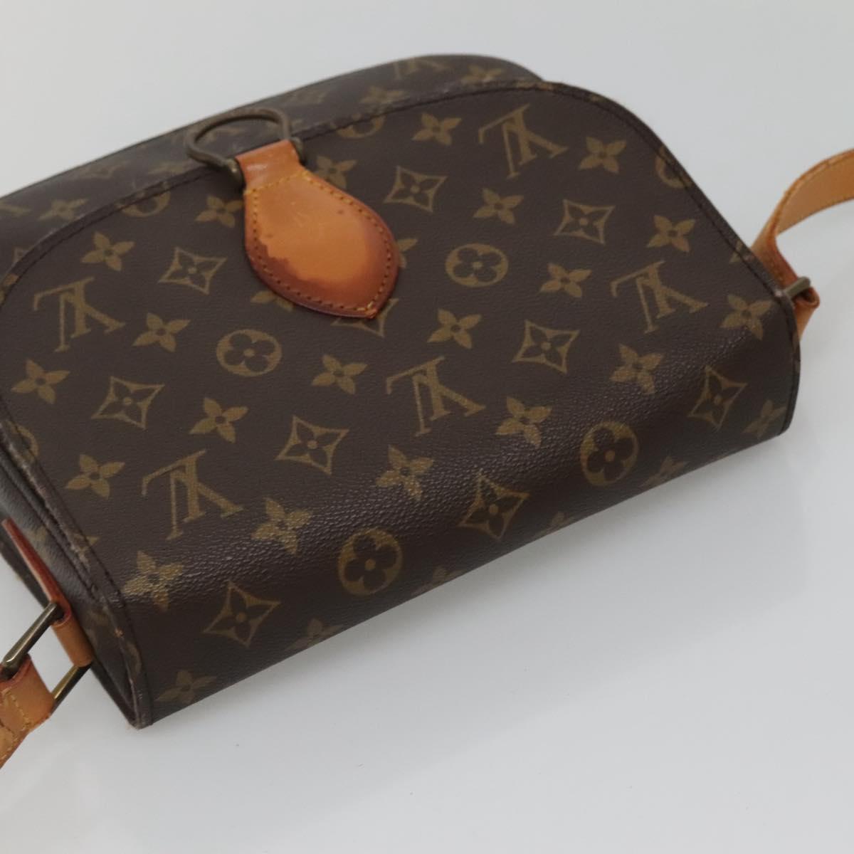 LOUIS VUITTON Monogram Saint Cloud GM Shoulder Bag M51242 LV Auth 142261