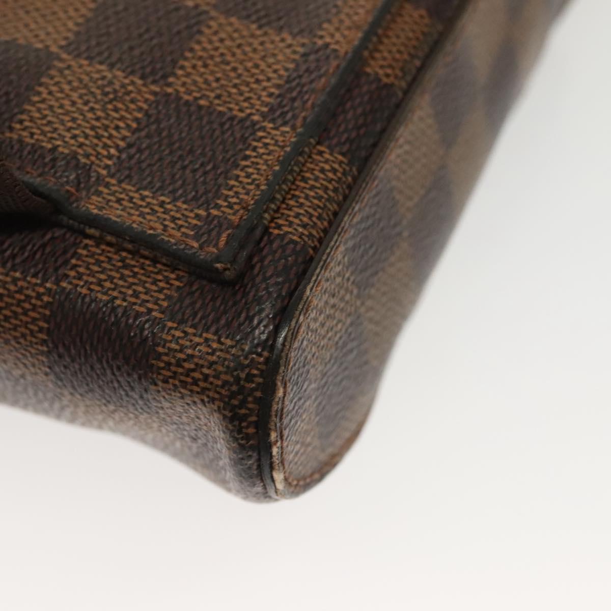 LOUIS VUITTON Damier Ebene Geronimos Shoulder Bag N51994 LV Auth 142270