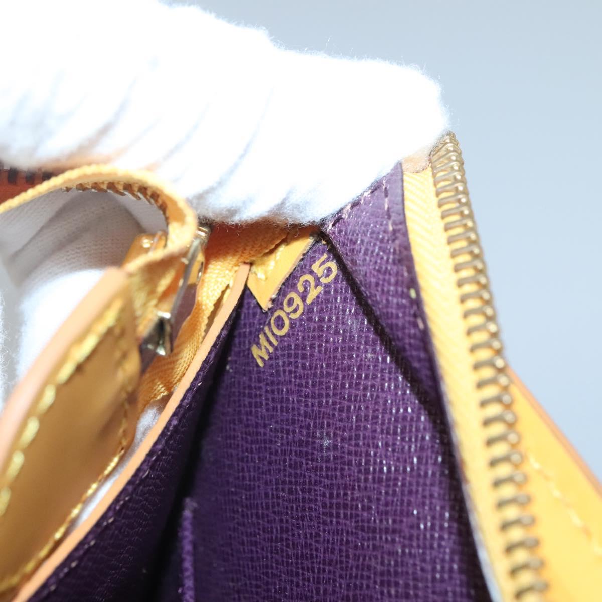 LOUIS VUITTON Epi Sac Triangle Hand Bag Yellow M52099 LV Auth 142272