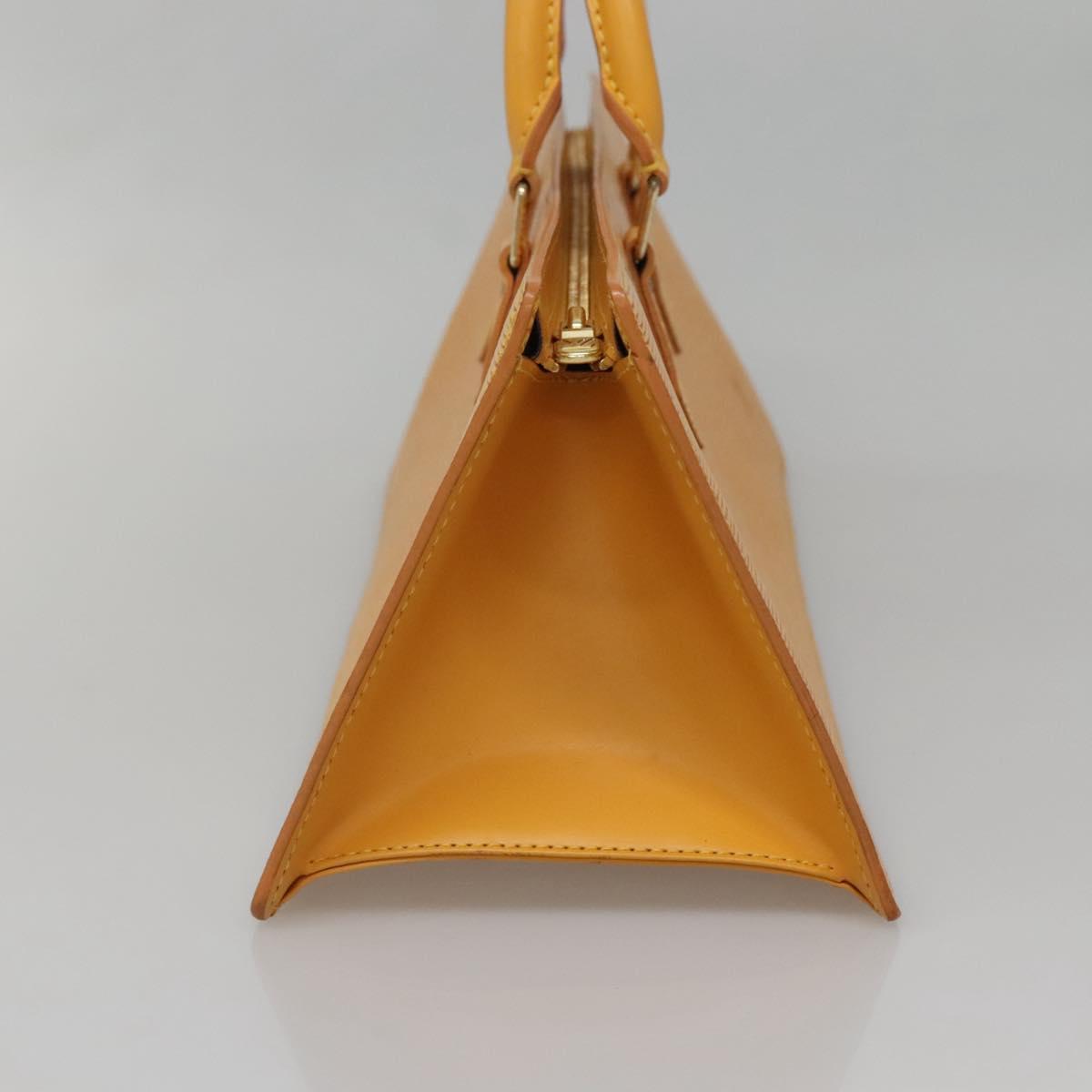 LOUIS VUITTON Epi Sac Triangle Hand Bag Yellow M52099 LV Auth 142272