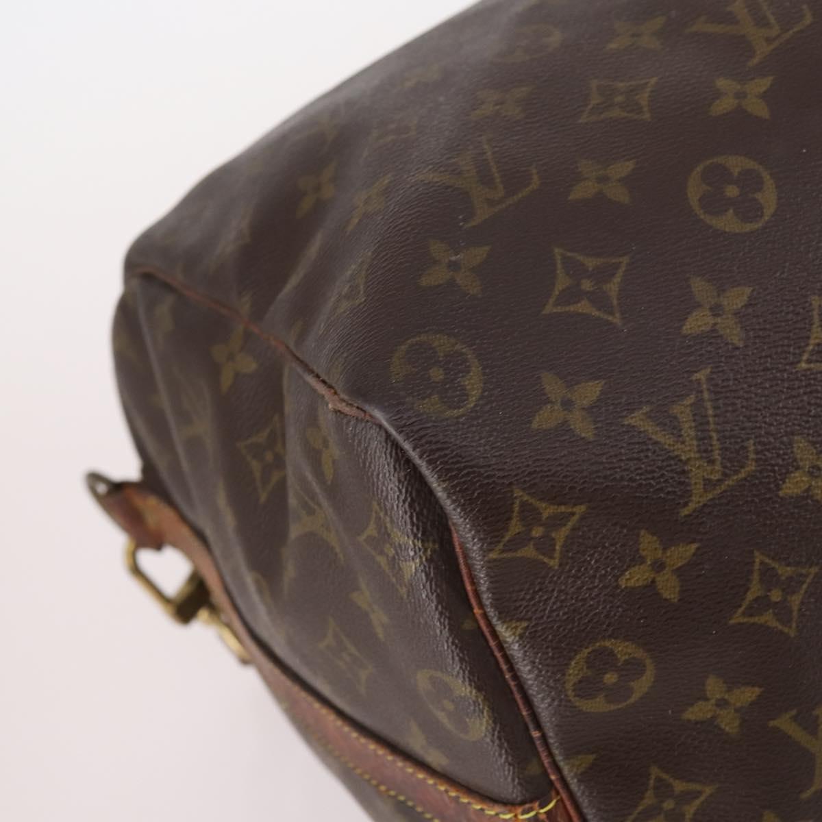 LOUIS VUITTON Monogram Keepall Bandouliere 50 Hand Bag M41416 LV Auth 142280
