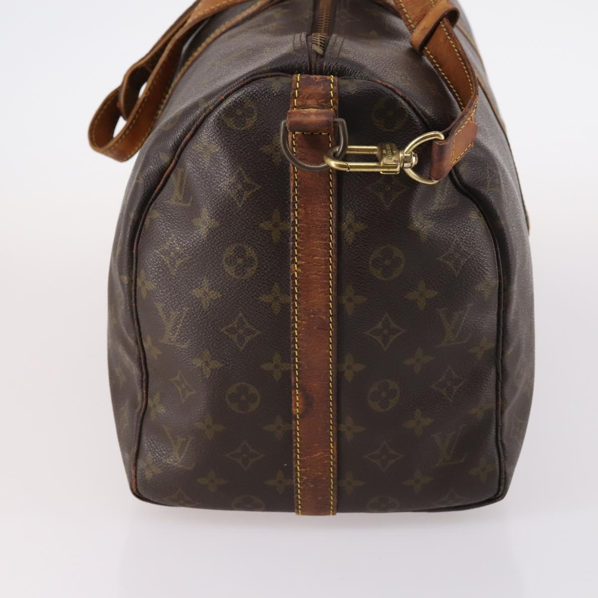 LOUIS VUITTON Monogram Keepall Bandouliere 50 Hand Bag M41416 LV Auth 142280