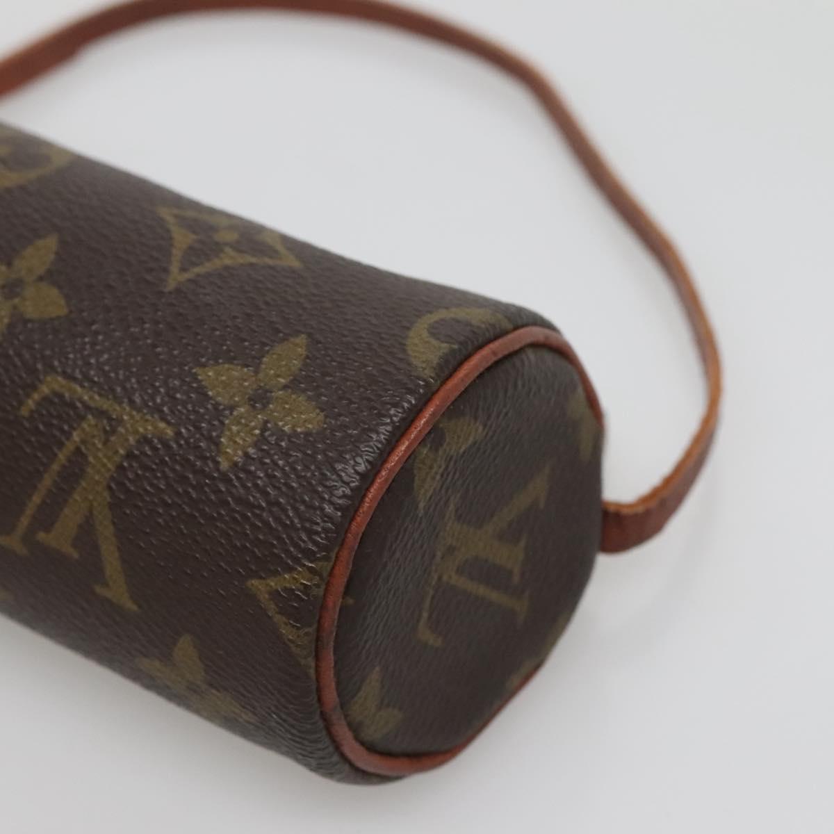 LOUIS VUITTON Monogram Papillon Pouch LV Auth 142324