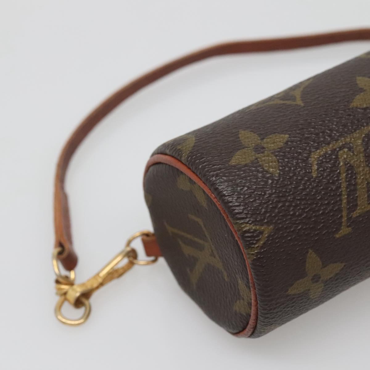 LOUIS VUITTON Monogram Papillon Pouch LV Auth 142324