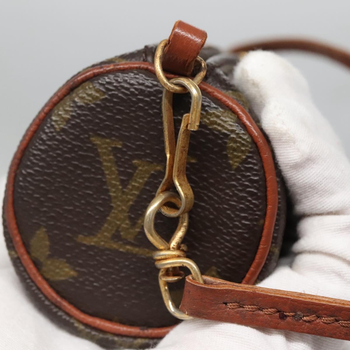 LOUIS VUITTON Monogram Papillon Pouch LV Auth 142324