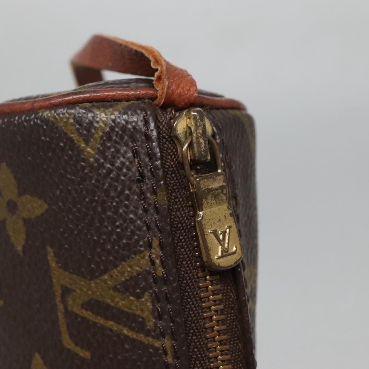 LOUIS VUITTON Monogram Papillon Pouch LV Auth 142324