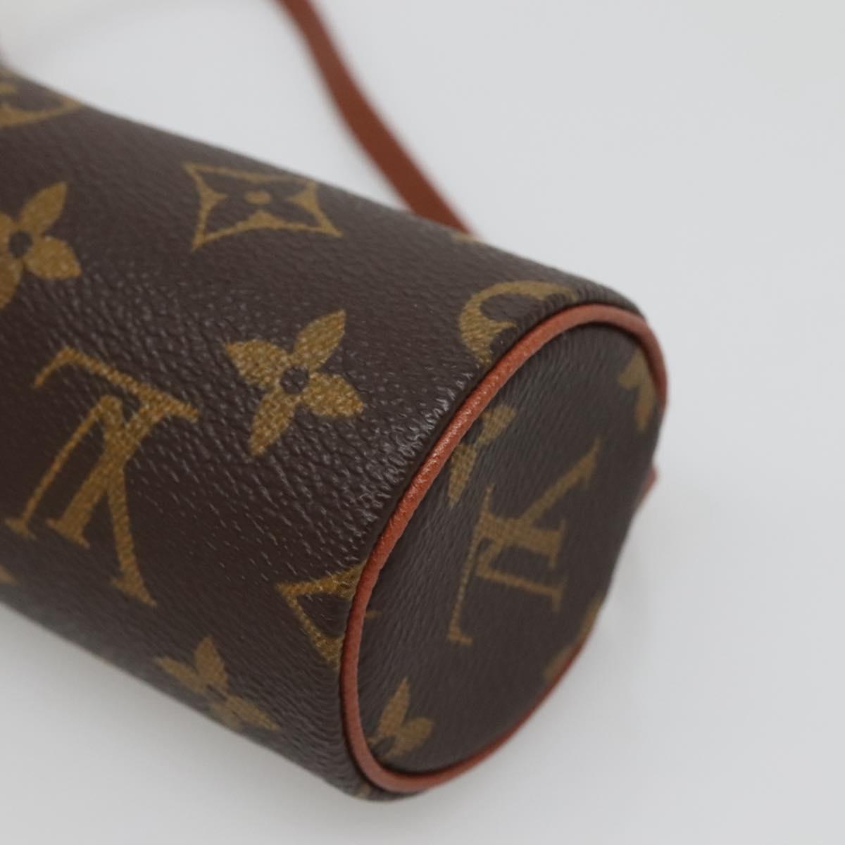 LOUIS VUITTON Monogram Papillon Pouch LV Auth 142325