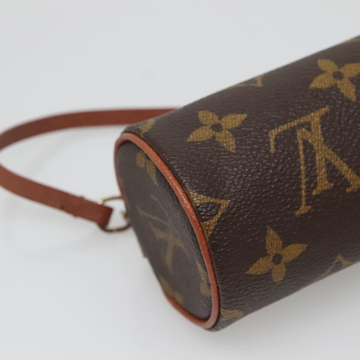 LOUIS VUITTON Monogram Papillon Pouch LV Auth 142325