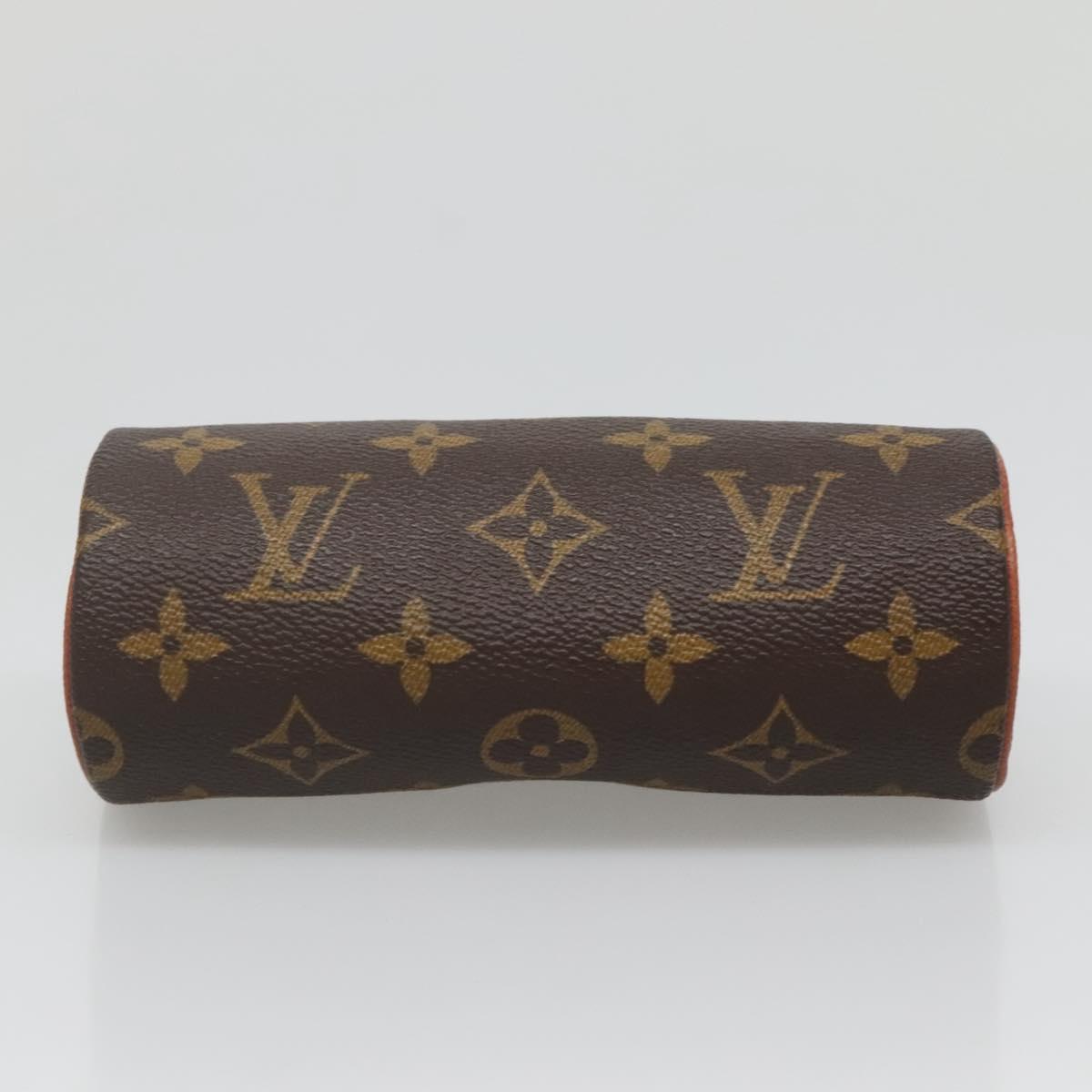 LOUIS VUITTON Monogram Papillon Pouch LV Auth 142325