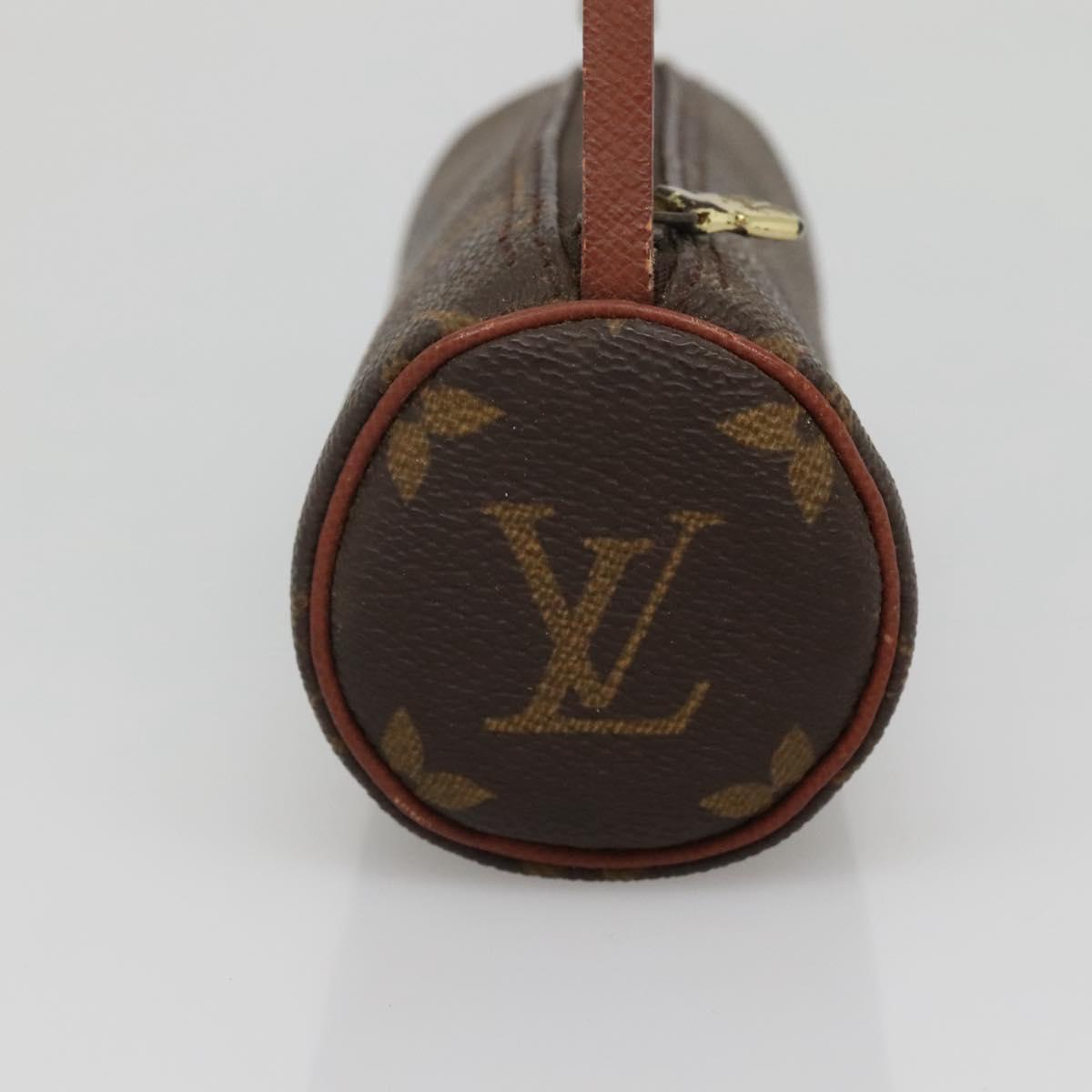 LOUIS VUITTON Monogram Papillon Pouch LV Auth 142327