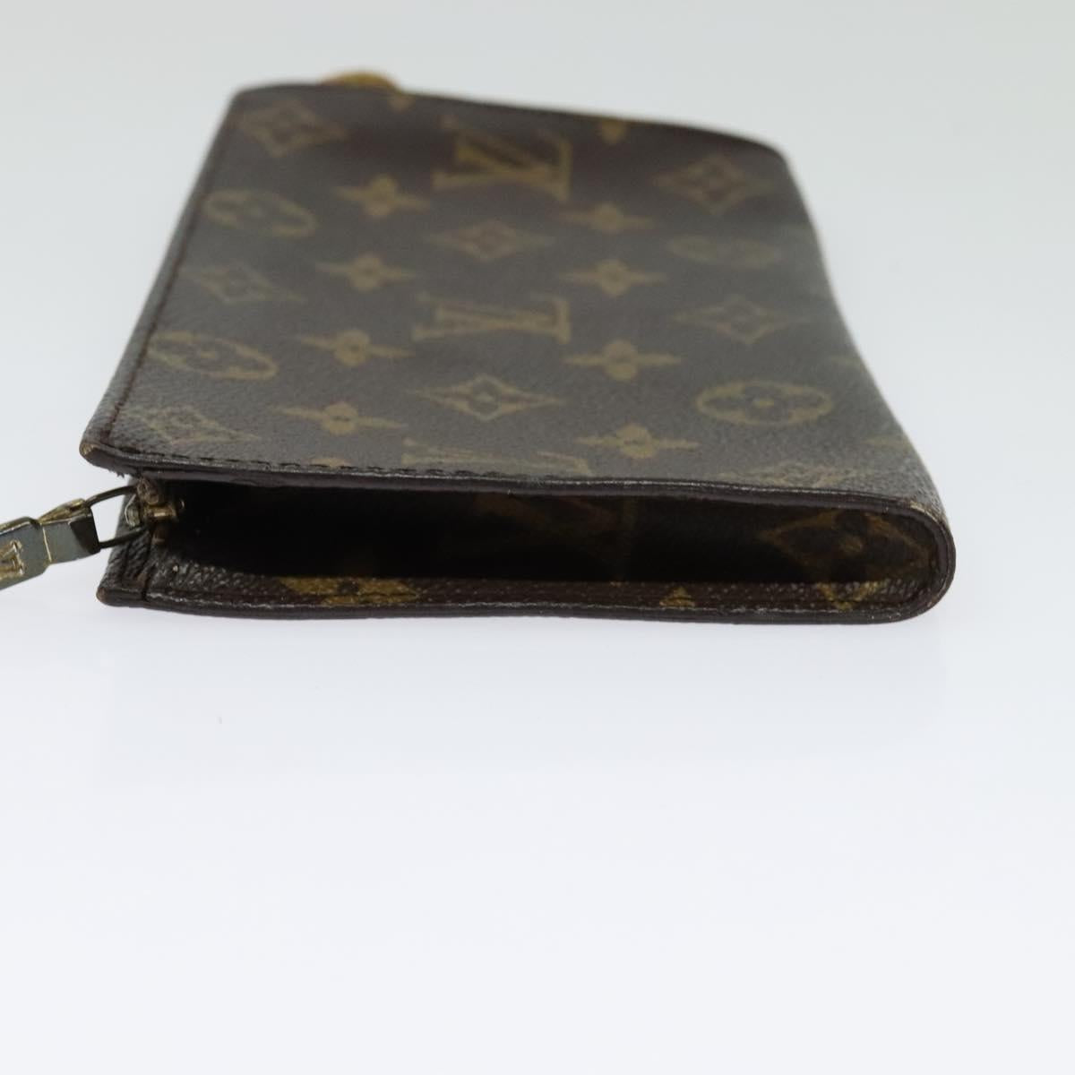 LOUIS VUITTON Monogram Bucket GM Accessory Pouch Vintage LV Auth 142331