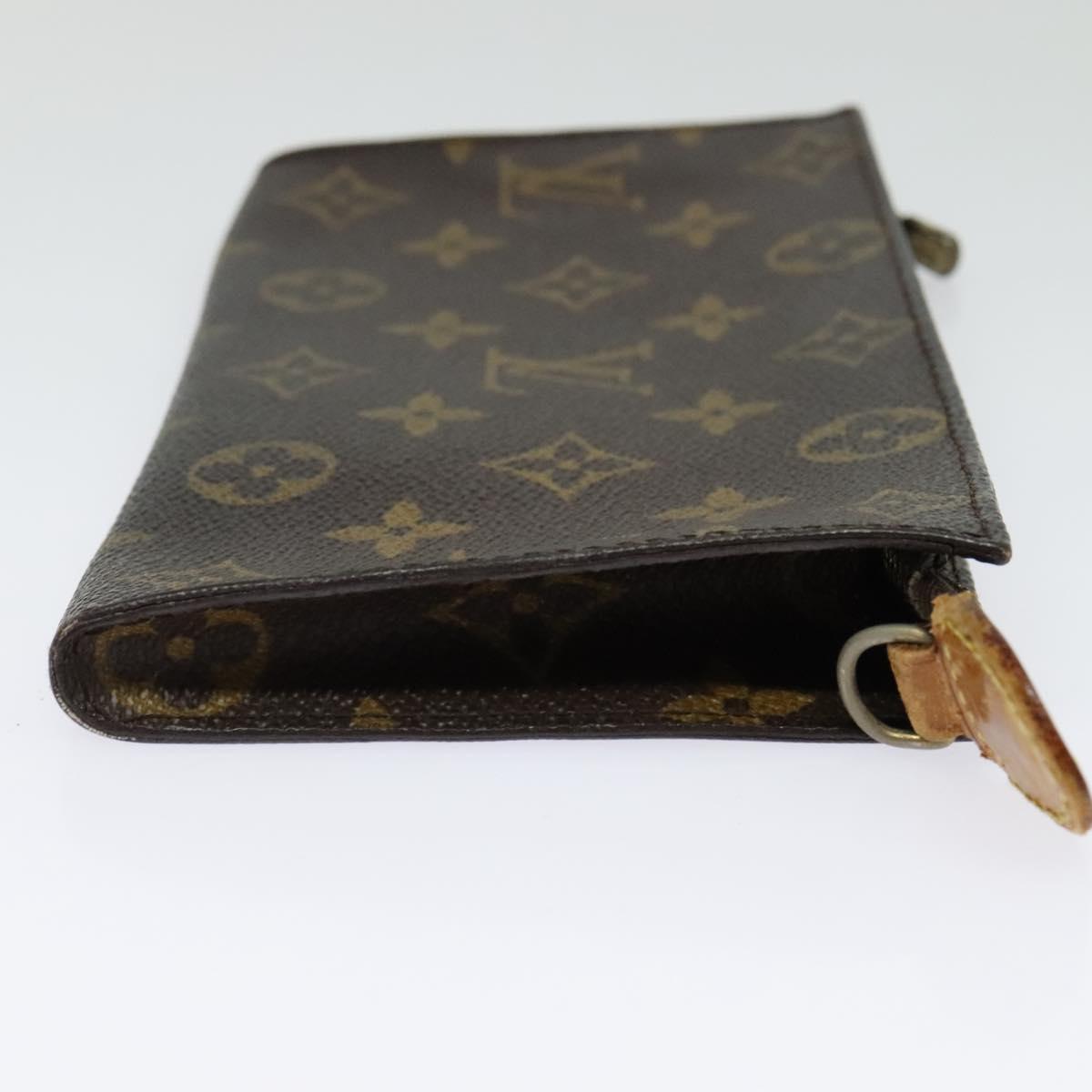 LOUIS VUITTON Monogram Bucket GM Accessory Pouch Vintage LV Auth 142331