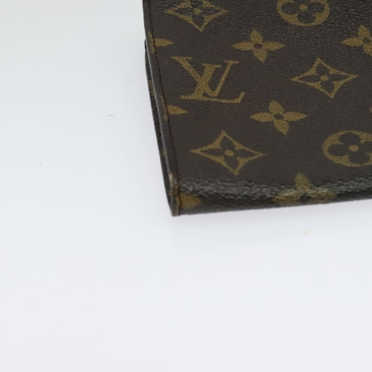 LOUIS VUITTON Monogram Bucket GM Accessory Pouch Vintage LV Auth 142331