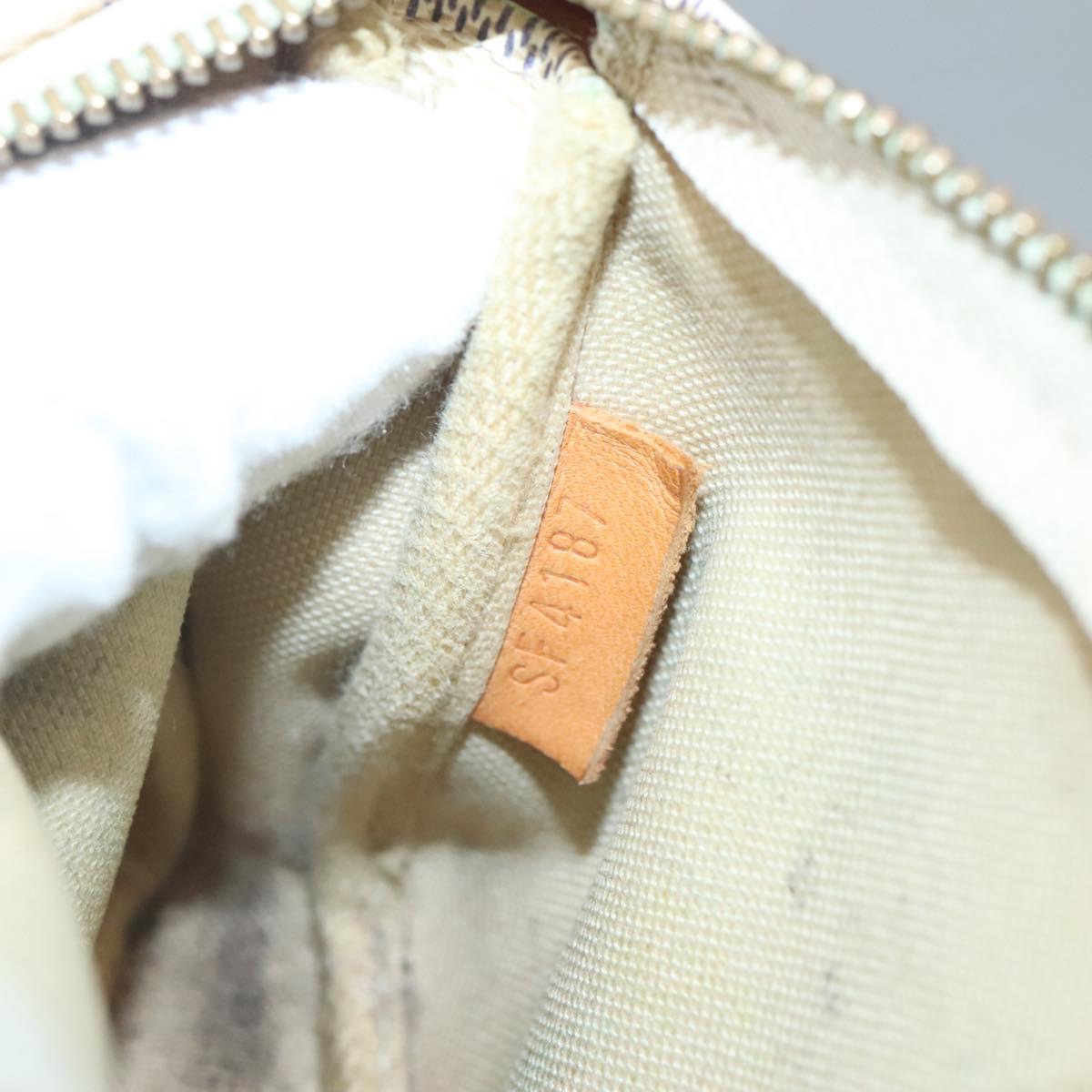 LOUIS VUITTON Damier Azur Mini Pochette Accessoires Pouch N63005 LV Auth 142334