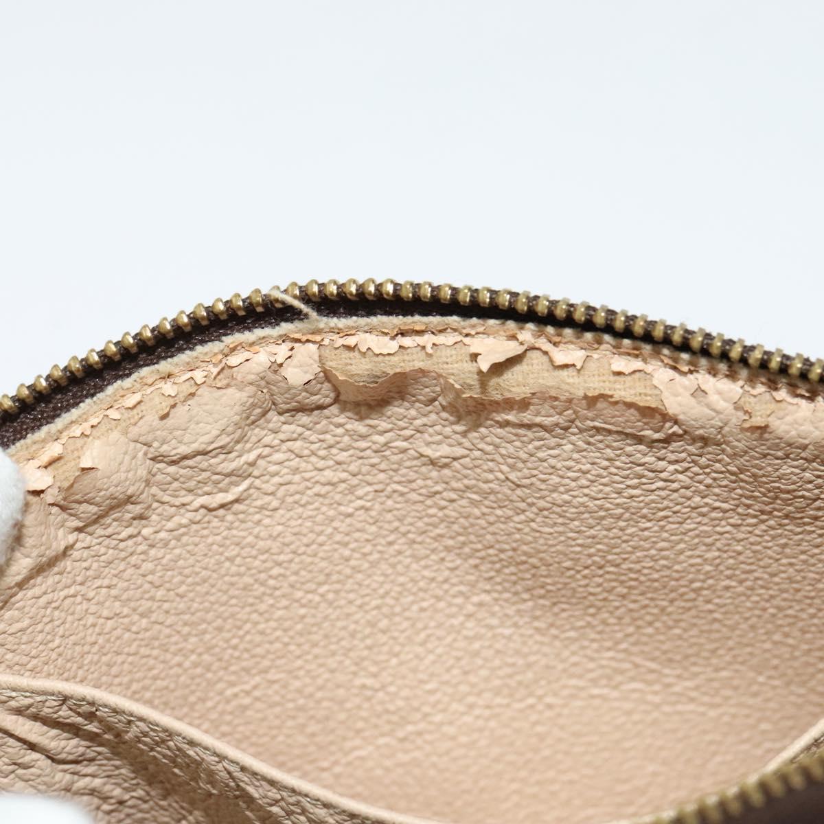 LOUIS VUITTON Monogram Pochette Cosmetic PM Pouch M43998 LV Auth 142335