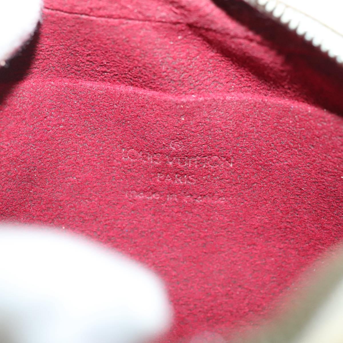 LOUIS VUITTON Monogram Multicolor Trousse Wapity Pouch White M58033 Auth 142339