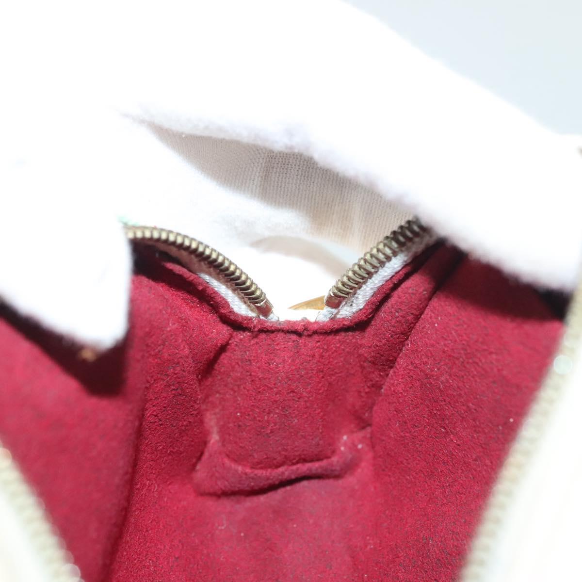 LOUIS VUITTON Monogram Multicolor Trousse Wapity Pouch White M58033 Auth 142339