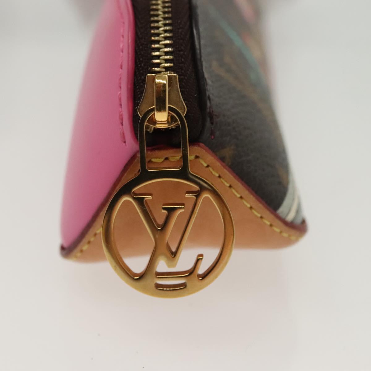 LOUIS VUITTON Monogram Vivienne Trousse Elizabeth Pen Case GI0829 LV Auth 142344