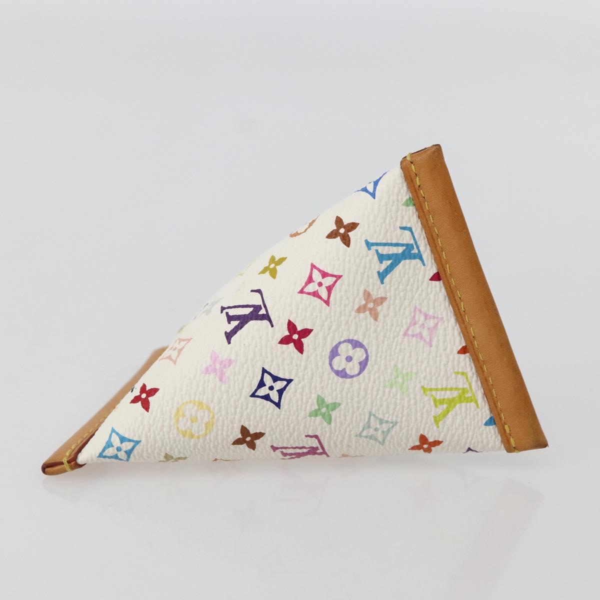 LOUIS VUITTON Monogram Multicolor Berlango Coin Purse White M58028 Auth 142348V