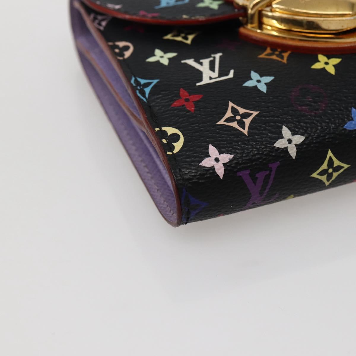 LOUIS VUITTON Monogram Multicolor Portefeuille Joy Wallet M60282 LV Auth 142354V