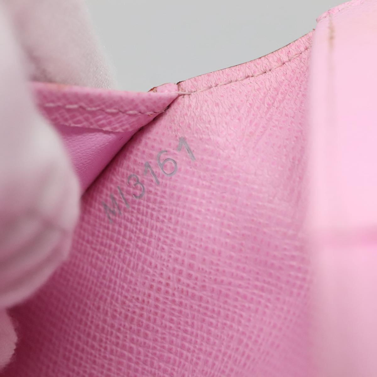 LOUIS VUITTON Multicolor Portefeuille Eugenie Wallet White M60053 LV Auth 142358