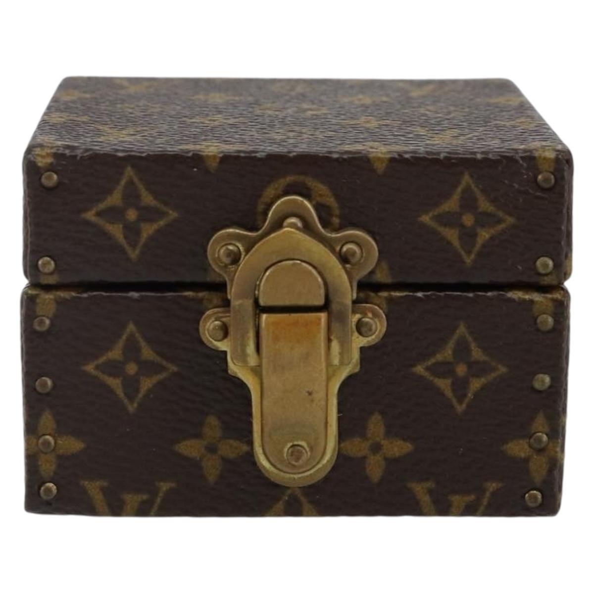 LOUIS VUITTON Monogram Eccrine Declaration Jewelry Box M21010 LV Auth 142380V