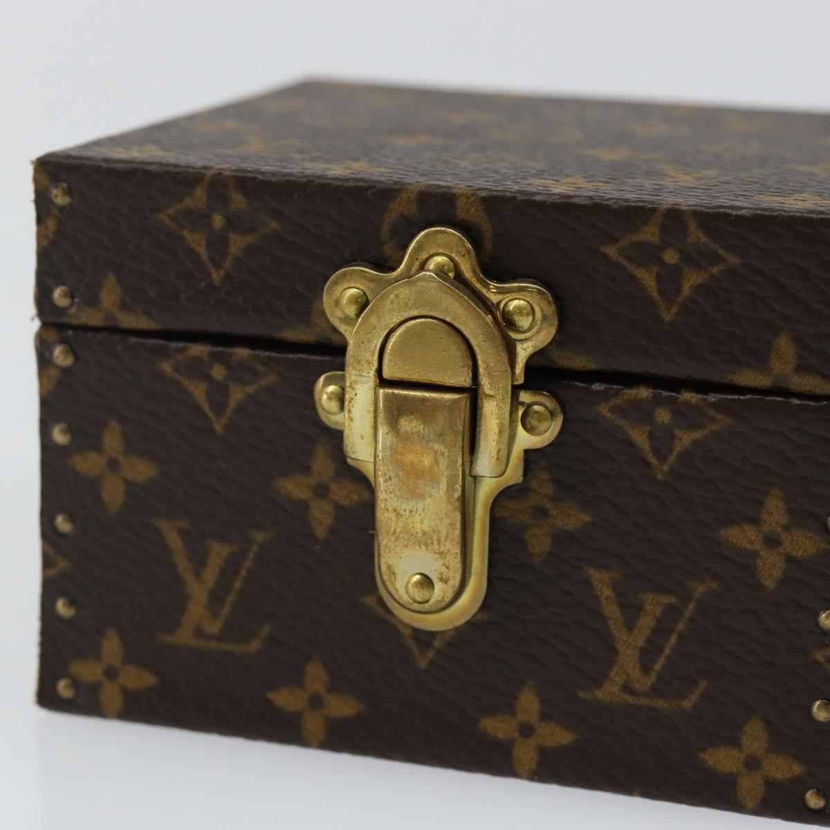 LOUIS VUITTON Monogram Eccrine Declaration Jewelry Box M21010 LV Auth 142381V