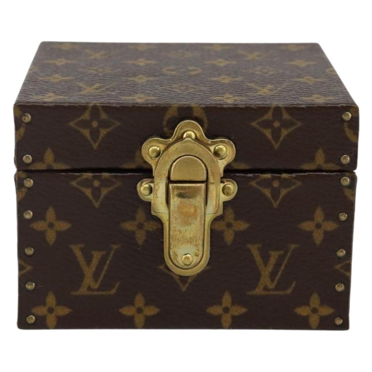 LOUIS VUITTON Monogram Eccrine Declaration Jewelry Box M21010 LV Auth 142381V
