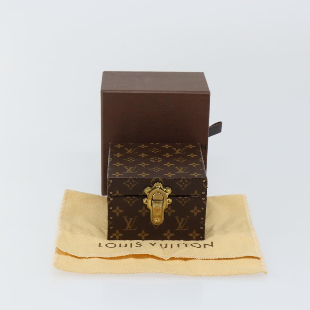 LOUIS VUITTON Monogram Eccrine Declaration Jewelry Box M21010 LV Auth 142381V