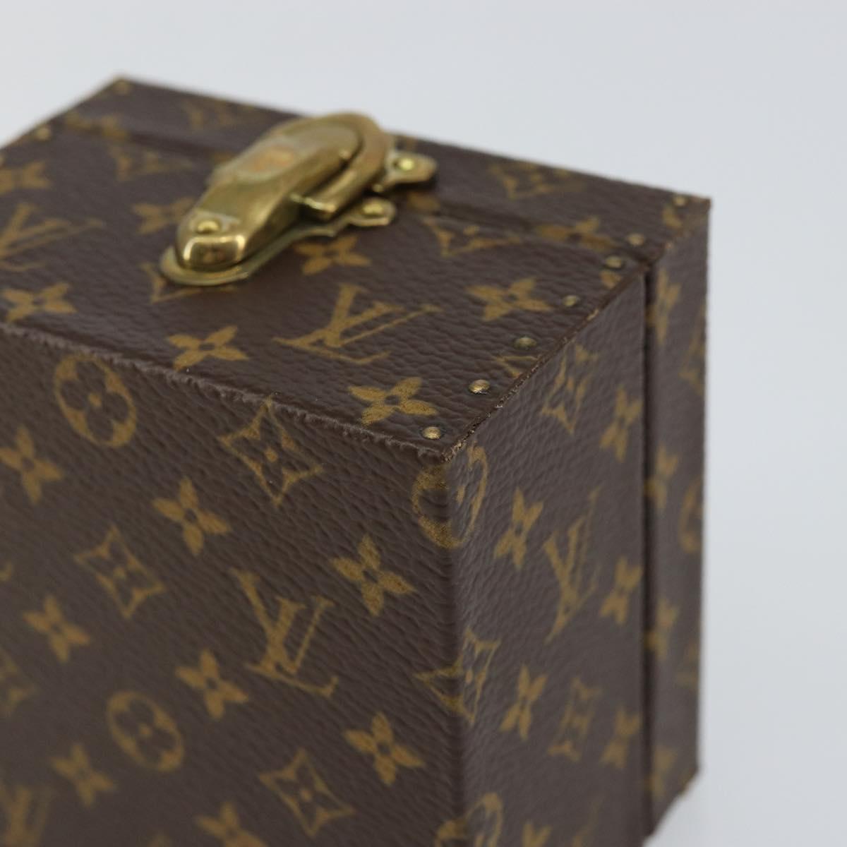 LOUIS VUITTON Monogram Eccrine Declaration Jewelry Box M21010 LV Auth 142381V
