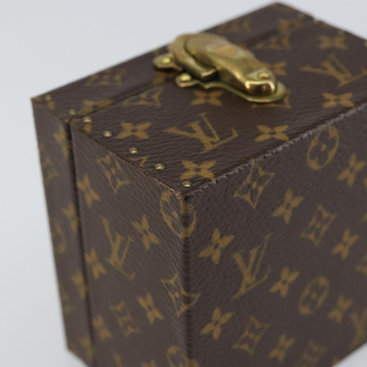 LOUIS VUITTON Monogram Eccrine Declaration Jewelry Box M21010 LV Auth 142381V
