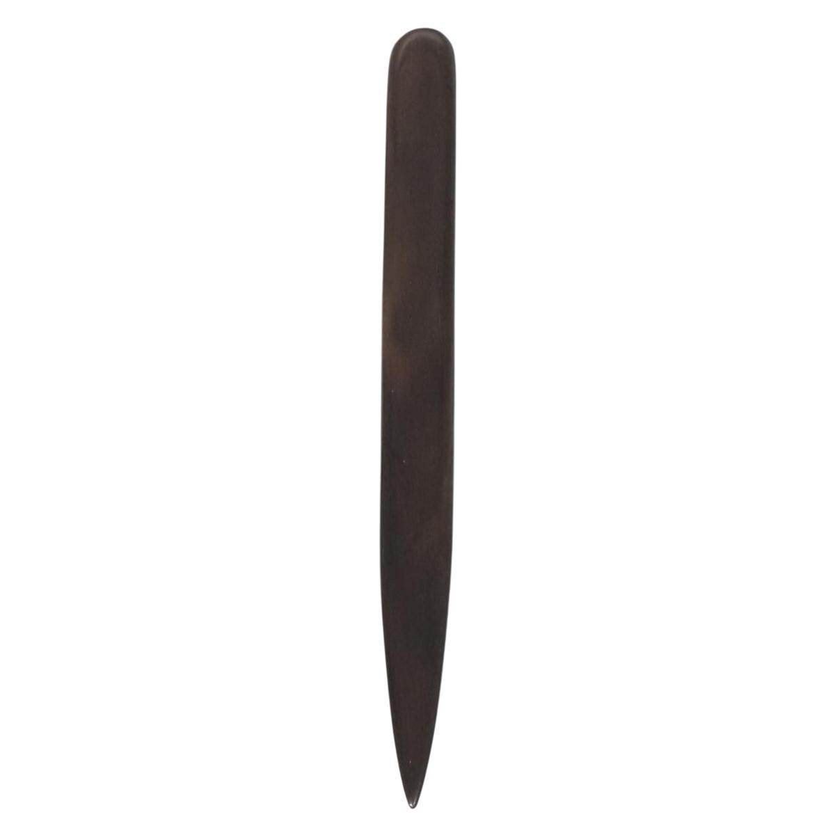 LOUIS VUITTON Paper Knife Wood Brown LV Auth 142383V
