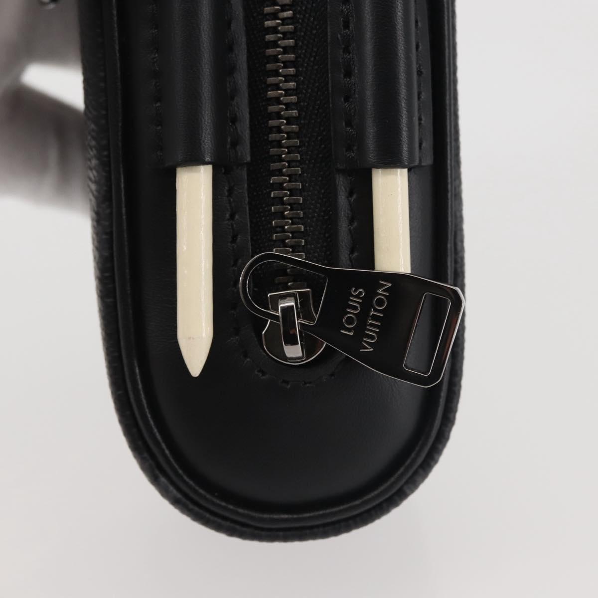 LOUIS VUITTON Monogram Eclipse Set Golf Andrews Bag Charm GI0344 LV Auth 142385