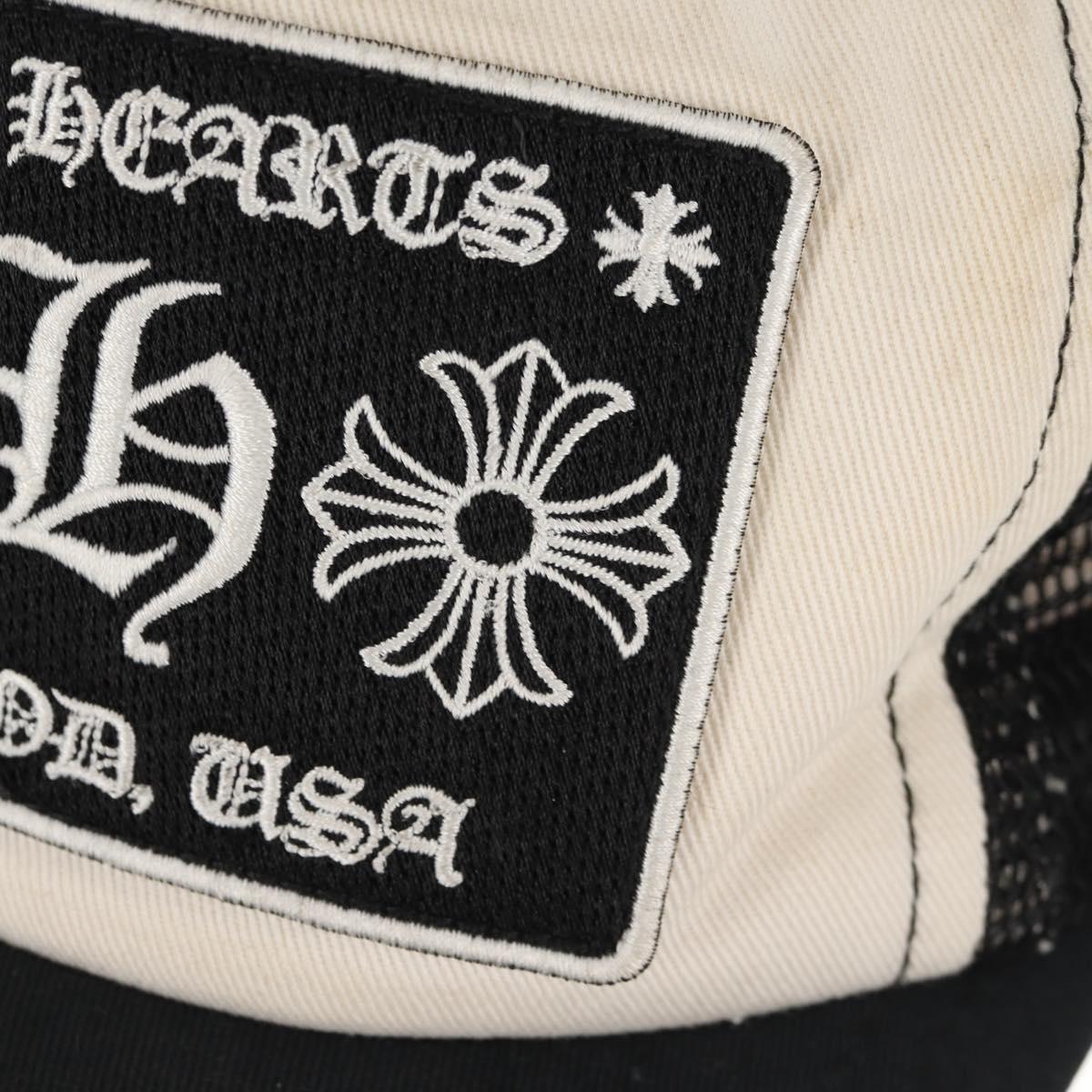 Chrome Hearts CH patch cross ball Mesh Tracker Cap cotton Green Auth 142392M