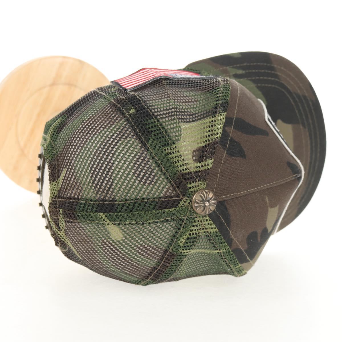 Chrome Hearts THE HEROES PROJECT Patch Cross Ball Tracker Cap Auth 142394M