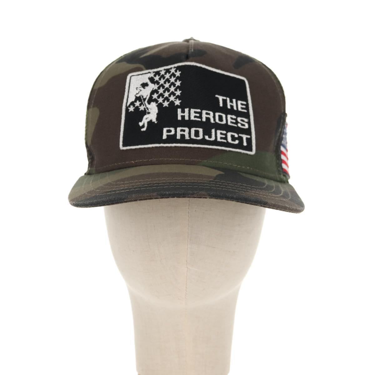 Chrome Hearts THE HEROES PROJECT Patch Cross Ball Tracker Cap Auth 142394M