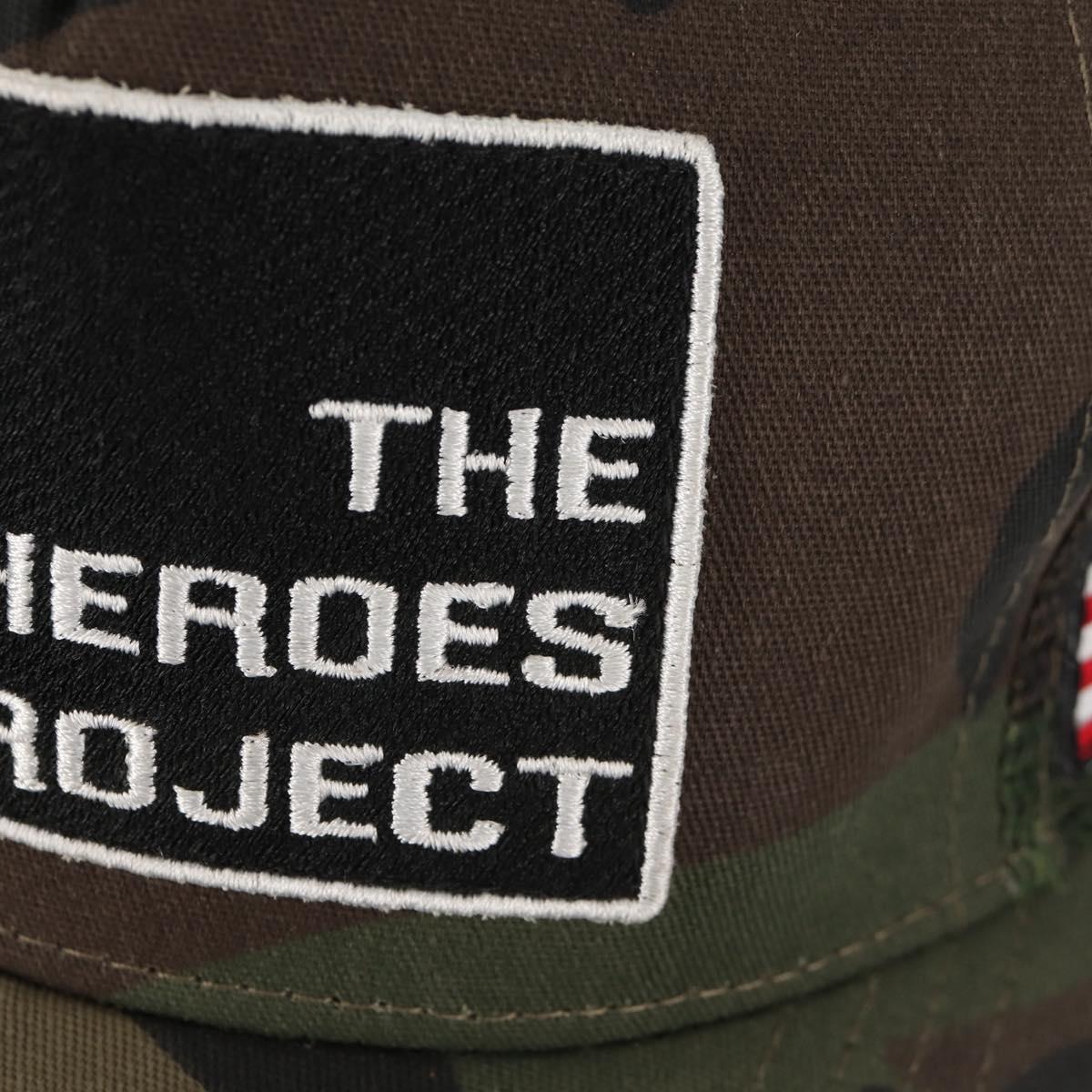 Chrome Hearts THE HEROES PROJECT Patch Cross Ball Tracker Cap Auth 142394M