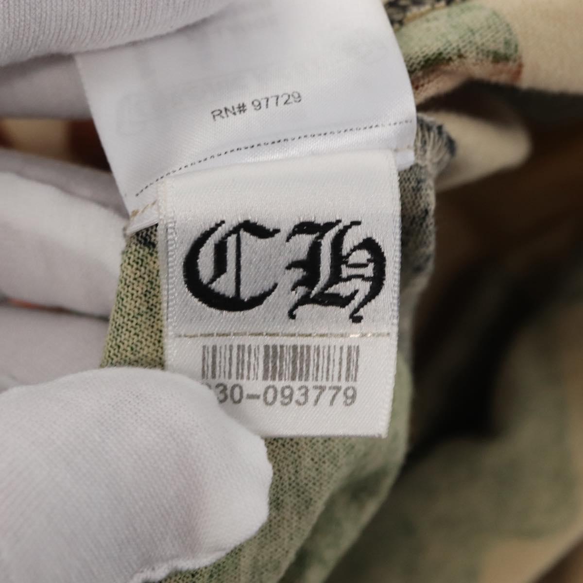 Chrome Hearts 22 Stainless Steel PRO Caution Matty Boy Long Sleeved Auth 142395M