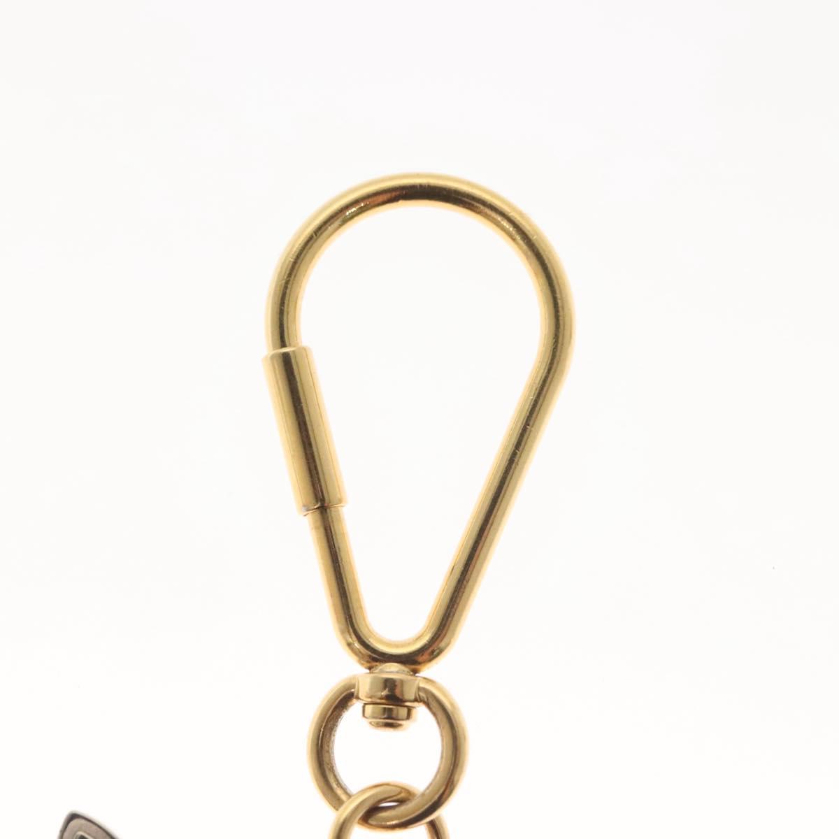LOUIS VUITTON Porte Cles Ice Flower Charm metal Gold Tone M66780 LV Auth 142402V