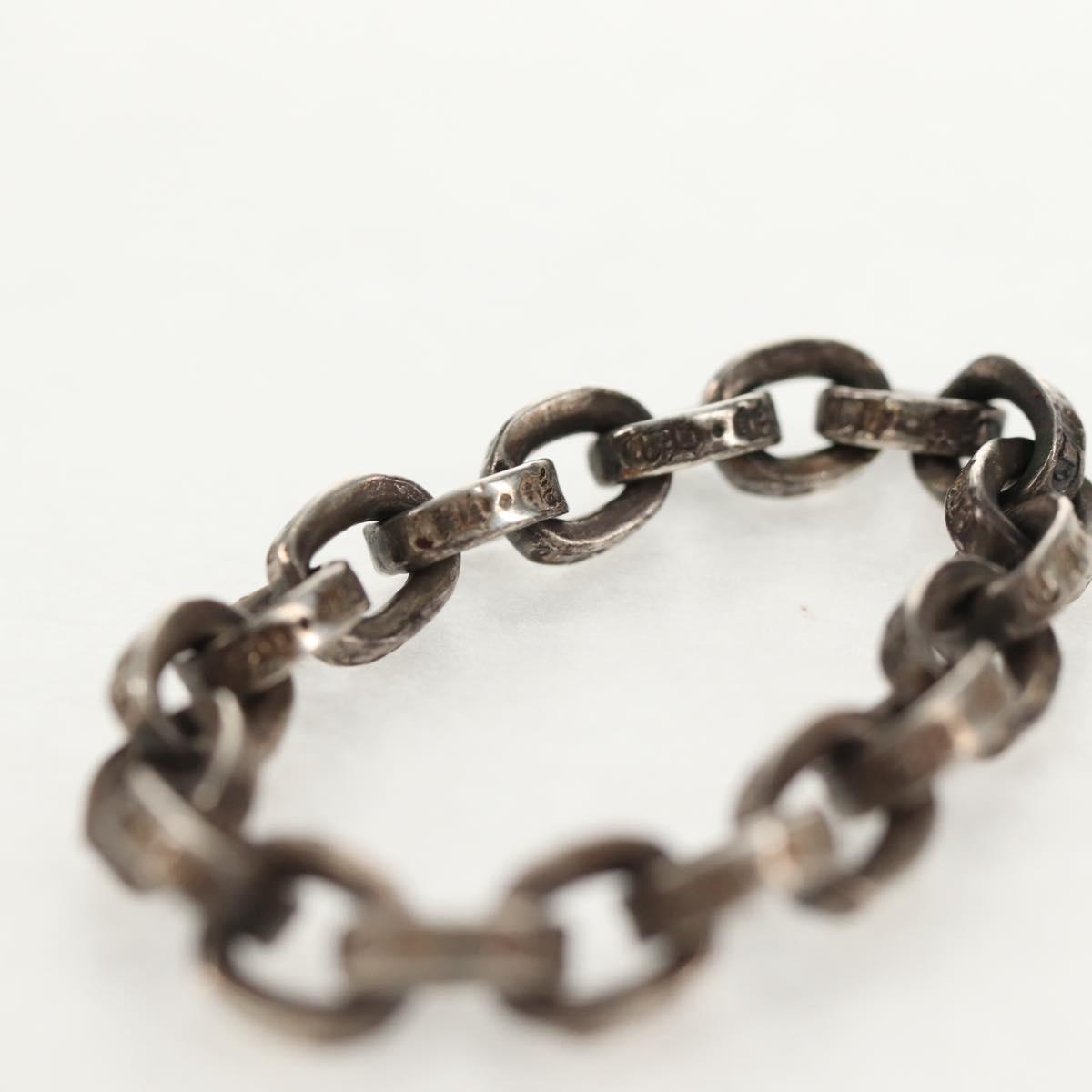 Chrome Hearts Paper Chain Ring Ag925 Silver Auth 142407M